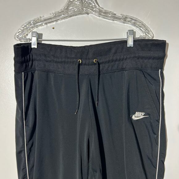 Nike Sportswear Black White Heritage Activewear Jogger Track Pants Mens Size XL - Picture 3 of 7